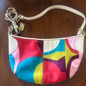Colorful Coach  Women's Shoulder Bag